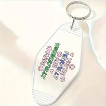 Load image into Gallery viewer, Faith-based Inspiration Motel Keychains – Retro Charm for Modern Adventures F1-F12