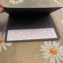 Load image into Gallery viewer, Purple Splash Unique Handmade Greeting Cards Notecards Blank inside with Envelope