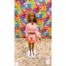 Load image into Gallery viewer, Mattel Barbie Fashion Doll #12 African American Pink Outfit As Shown