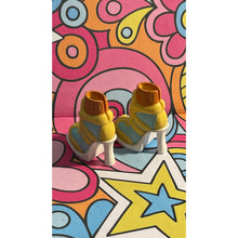 Load image into Gallery viewer, Vintage 2004 Yellow High heels Boots My Design Scene Footwear Shoes