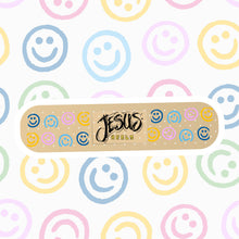 Load image into Gallery viewer, Jesus Heals Bandiage Colorful Vinyl Stickers 3" - Cute Decorative Adhesive Label Sticker