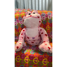 Load image into Gallery viewer, Ganz Webkinz Pink Love Frog HM144 No Code Stuffed Plush Animal Pet