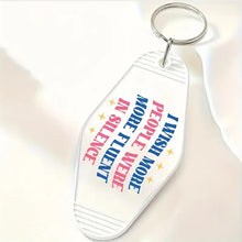 Load image into Gallery viewer, Sassy Anti-Social Sarcastic Motel Keychains – Retro Charm for Modern Adventures - Al-A12