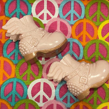 Load image into Gallery viewer, Bratz Footwear Cloe Selfie Snaps Pink Angel Wing Ankle Boots