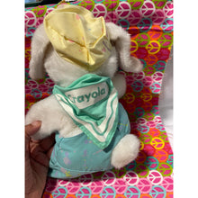 Load image into Gallery viewer, 1989 Hallmark Crayola Painter Bunny Rabbit Plush Stuffed Animal