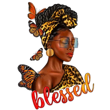 Load image into Gallery viewer, Blessed Melanin Women Sunglasses Design Trendy Iron-on Heat Transfer