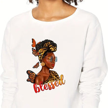 Load image into Gallery viewer, Blessed Melanin Women Sunglasses Design Trendy Iron-on Heat Transfer
