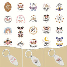 Load image into Gallery viewer, Boho Butterflies Motel Keychains – Retro Charm for Modern Adventures B11-B20