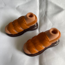 Load image into Gallery viewer, Bratz Boyz Doll Rust Tan Platform Sandal Shoes (Pre-owned)
