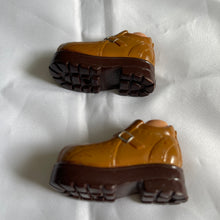 Load image into Gallery viewer, Bratz Boyz Doll Feet Rust slip on shoe side buckles (Pre-owned)