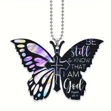 Load image into Gallery viewer, Be Still and Know that I am God Acrylic Keychain Bag Purse Tag