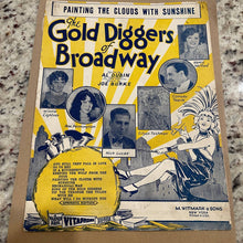 Load image into Gallery viewer, Vintage The Gold Digger of Broadway Music Score Al Dubin Magazine (Pre-Owned)
