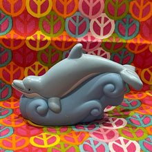 Load image into Gallery viewer, Mattel 2008 Powder blue Dolphin Catching a Wave #N1315