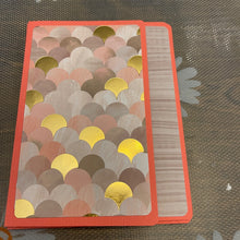 Load image into Gallery viewer, Orange Shells Unique Handmade Greeting Cards Notecards Blank inside with Envelope