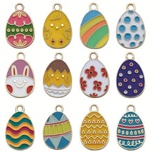Load image into Gallery viewer, Easter Holiday Bohemian Styled Colorful Easter Eggs Charms Mobile Dust Plug