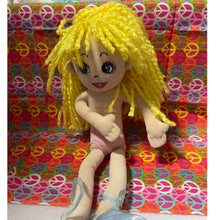Load image into Gallery viewer, Friends 2B Made Yellow Yarn Hair Rag doll Plush BABW Build-A-Bear