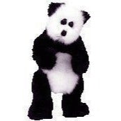 Load image into Gallery viewer, Ty Attic Treasures - Checkers The Black And White Panda Bear 9"