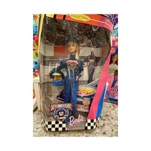 Load image into Gallery viewer, Mattel 50th anniversary 1998 NASCAR Barbie *Damaged Box* As Shown