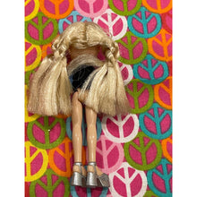 Load image into Gallery viewer, Lil Bratz Cloe 4" Doll Blue Top Silver Platform Shoes As Shown