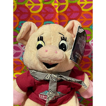 Load image into Gallery viewer, 1997 Racer Pink Pig Hog Bean Bag Plush Stuffed Harley-Davidson Logo Bandana
