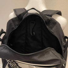 Load image into Gallery viewer, Easton Black & Silver Backpack Purse tote (Pre-owned)