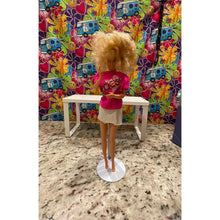 Load image into Gallery viewer, Vintage Mattel Barbie Rockers Doll Rocker Top, White Skirt Wild Hair #27