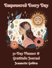 Load image into Gallery viewer, Empowered Every Day 31-Day Planner Notes of Gratitude