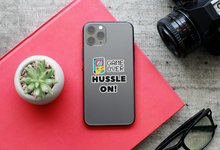Load image into Gallery viewer, Motivational 1980's Gamer Stickers - Game Over Hussle On Game Controller 1.9" x 2.0" Die Cut