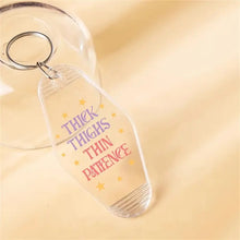 Load image into Gallery viewer, Sassy Glam Girls Sarcastic Motel Keychains – Retro Charm for Modern Adventures - Sl-S12
