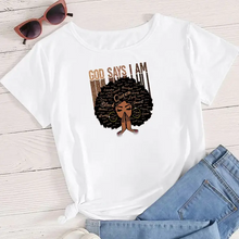 Load image into Gallery viewer, God Says I am Design Trendy Iron-on Heat Transfer