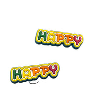 Load image into Gallery viewer, Rock Your Own Style Clog Shoe Charms Love & Peace, Rock, Van, Happy, Love 5pcs