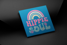 Load image into Gallery viewer, Retro 1970's Hippie Stickers - Hippie Soul Rainbow 2.0" x 1.9" Die Cut