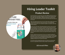 Load image into Gallery viewer, The Hiring Leader’s Toolkit – Interview & Hiring Cards for Managers, Practical Hiring Tools Deck for Better Talent Decisions, Leadership Training, HR & Team Building
