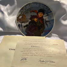 Load image into Gallery viewer, Vtg Bradford Exchange Norman Rockwell Plate Christmas 1982 Christmas Courtship 8.25" (Pre-owned)