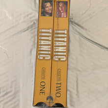 Load image into Gallery viewer, Titanic VHS Movie, 1998, 2-Tape Set, Widescreen Edition