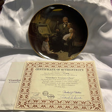 Load image into Gallery viewer, Vtg Bradford Exchange Norman Rockwell Plate 1983 Grandpa's Treasure Chest (Pre-owned)