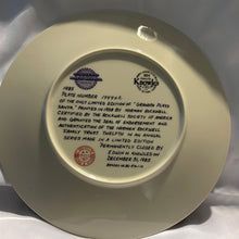 Load image into Gallery viewer, Vtg Bradford Exchange Norman Rockwell Plate Christmas 1985 Grandpa Plays Santa (Pre-owned)