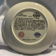 Load image into Gallery viewer, Vtg Bradford Exchange Norman Rockwell Plate 1986 The Pantry Raid 8.2" Mothers Day (Pre-owned)