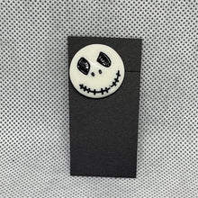 Load image into Gallery viewer, Black & White Christmas Skelton Brooch Resin Cabochon Lapel Pin Brooch