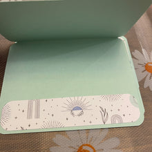 Load image into Gallery viewer, Starry Skies Unique Handmade Greeting Cards Notecards Blank inside with Envelope