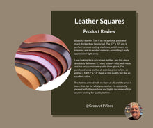 Load image into Gallery viewer, WAYNE'S DOG Genuine Cowhide Leather Full Grain Leather Hide (2.0mm) Tooling Sewing Hobby Workshop Crafting (Coffee, 12''X12'')