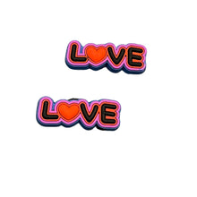 Load image into Gallery viewer, Rock Your Own Style Clog Shoe Charms Love & Peace, Rock, Van, Happy, Love 5pcs
