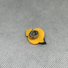 Load image into Gallery viewer, Halloween Black Spooky Bat Orange Moon Brooch Resin Cabochon Lapel Pin Brooch