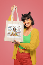 Load image into Gallery viewer, God Says I Am #1 Design Trendy Canvas Tote Bag Customizable Iron-On Graphic