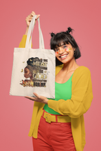 Load image into Gallery viewer, Even in the Midst Design Trendy Canvas Tote Bag Customizable Iron-On Graphic