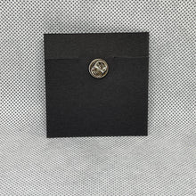 Load image into Gallery viewer, Christmas Holiday Gingerbread Boy Girl Black Hat Resin Cabochon Coat Pin