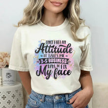 Load image into Gallery viewer, Once I get an Attitude Design Trendy Iron-on Heat Transfer
