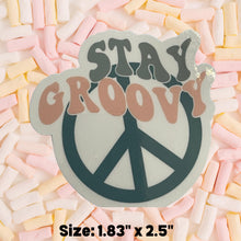Load image into Gallery viewer, Retro Feeling Groovy Themed Waterproof Die-cut Stickers - Choose from 11 Unique Designs