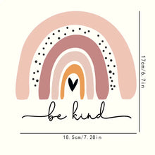 Load image into Gallery viewer, Boho Be Kind Rainbow Design Trendy Iron-on Heat Transfer
