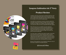 Load image into Gallery viewer, INKTHRIX Version 3.09 SG500 Sublimation Ink Cartridges Compatible for Sawgrass SG500 SG1000 Printers, with Nano-Level Chips, Compatible with firmware Versions 3.09 and Below (BK/C/M/Y, 4-Pack)